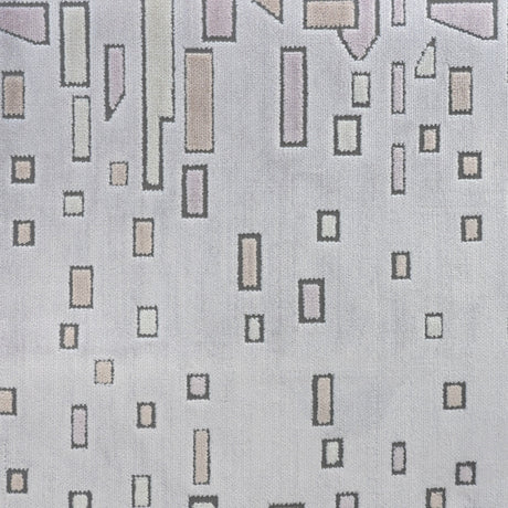 Geometric Cut Velvet Upholstery Fabric - High Society