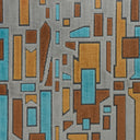 Geometric Cut Velvet Upholstery Fabric - High Society