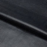 Foil Spandex Swirl Black Fabric