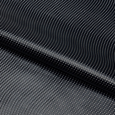 Hipster Swirl PU Coated Spandex Fabric - Black/Silver, Black/Gold, Black/Fuchsia, 54" Width (1 Yard)