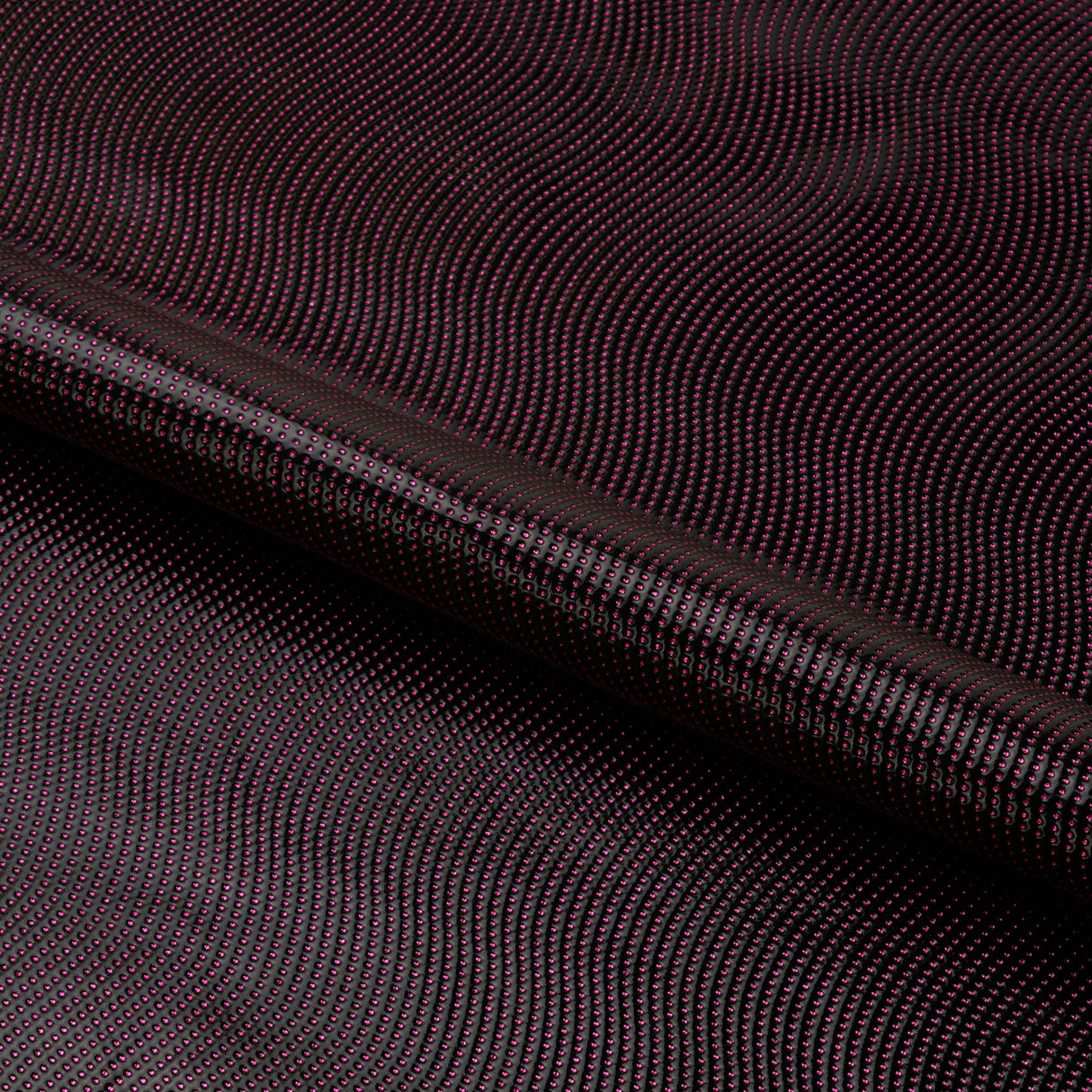 Hipster Swirl PU Coated Spandex Fabric - Black/Silver, Black/Gold, Black/Fuchsia, 54" Width (1 Yard)