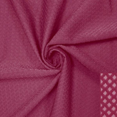 Hive Textured Nylon Spandex Fabric - Jacquard Knit Lattice Texture, 53" Width, 4-Way Stretch (1 Yard)