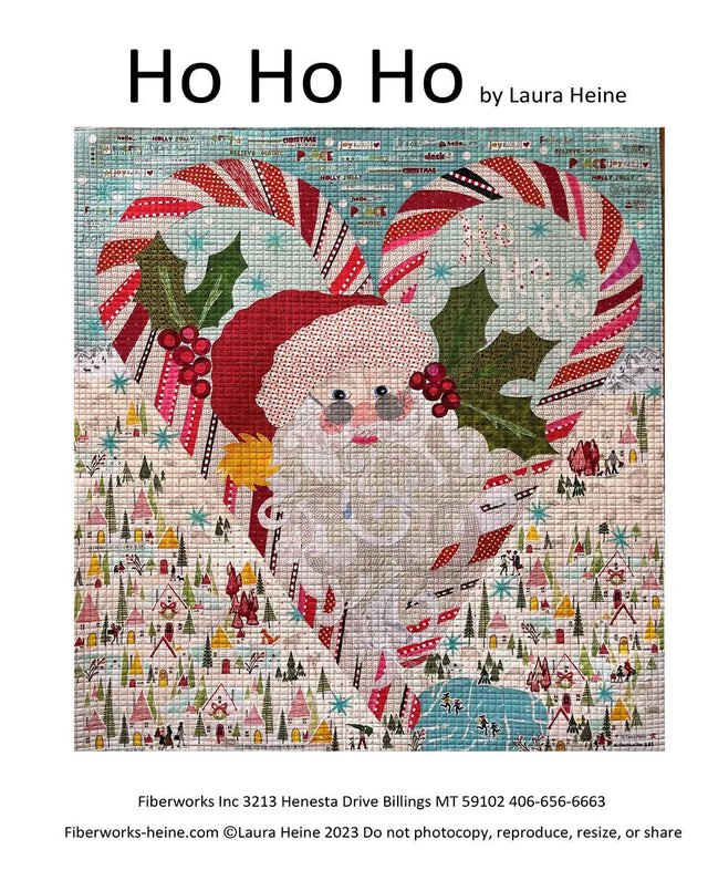 Ho Ho Ho Collage Pattern
