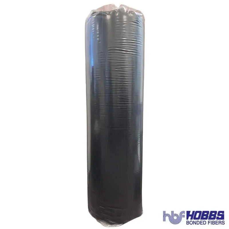 Black Cotton Blend Batting 108" Wide Roll