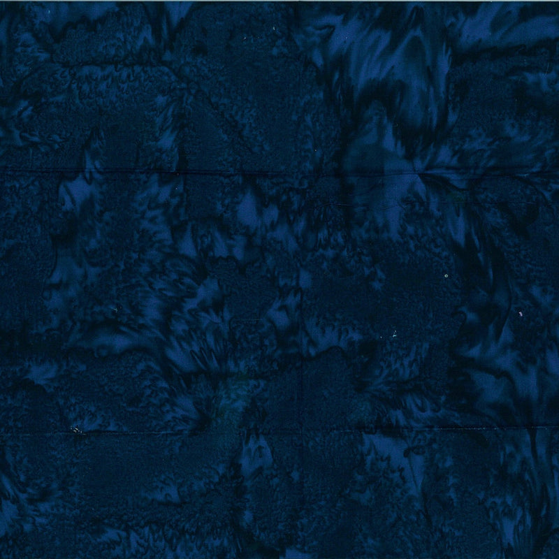 Batik Cotton 1895 Bali Watercolor Batiks Deep Blue Hoffman