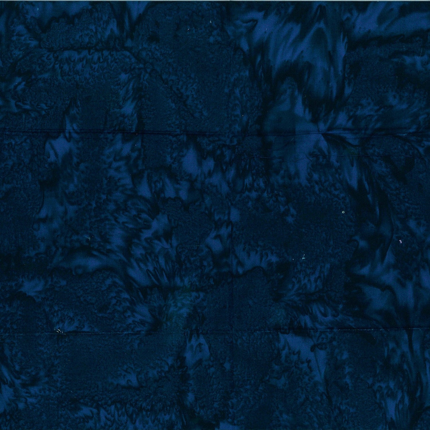 Batik Cotton 1895 Bali Watercolor Batiks Deep Blue Hoffman