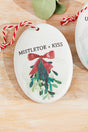 4.5" Holiday Resin Disc Ornament
