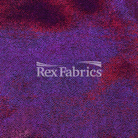Matrix Holo Sheen Nylon Spandex Fabric - Multiple Colors, Micro Dot, 58/60" Width (1 Yard)