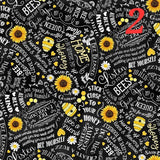 Quilting Cotton Home is Where My Honey Is Timeless Treasures Bee Gnomes