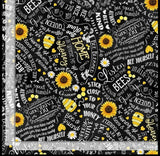 Quilting Cotton Home is Where My Honey Is Timeless Treasures Bee Gnomes