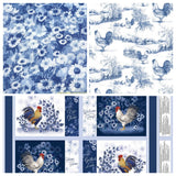 Quilting Cotton Home to Roost Placemat Panel Wilmington