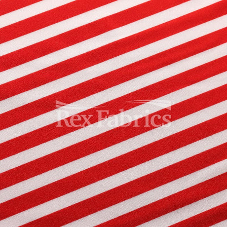 Homeland Star & Stripe Nylon Spandex Fabric - Navy/White Stars, Red/White Stripes, 58/60" Width (1 Yard)