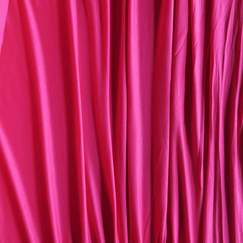 Bamboo Spandex Jersey Knit Fabric Hot Pink 4-Way Stretch