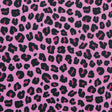 Swim Knit Nylon Spandex Hot Pink Leopard Print