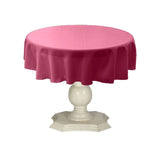 Tablecloth Dull Bridal Satin Fabric - 54" Round, Color Options (1 Piece)