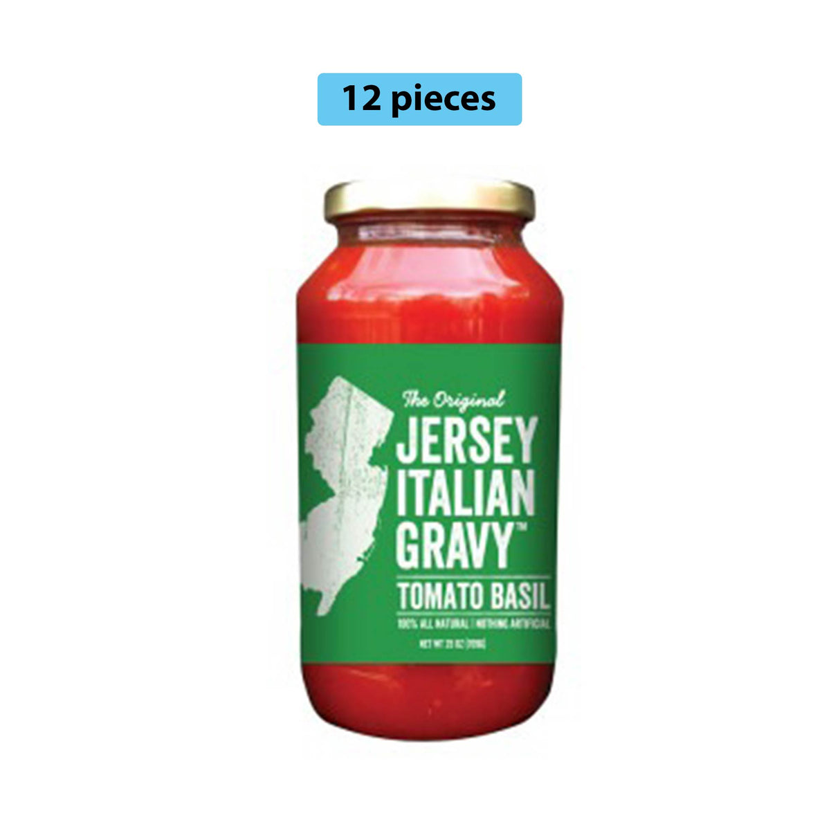 JERSEY ITALIAN GRAVY TOMATO BASIL 24 OZ JAR