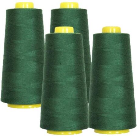 1 Yard Bulk 4 Pack All Purpose Sewing Thread Cones for Machine Stitching standard spool size