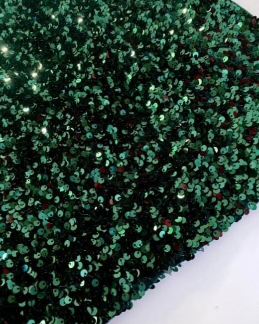 Sequin on Velvet Stretch Fabric