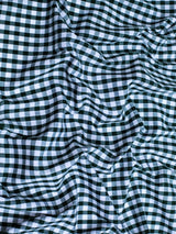 Gingham 1/4" Checkered Poly Cotton Fabric - Checkered Pattern, 57/58" Width (1 Yard)