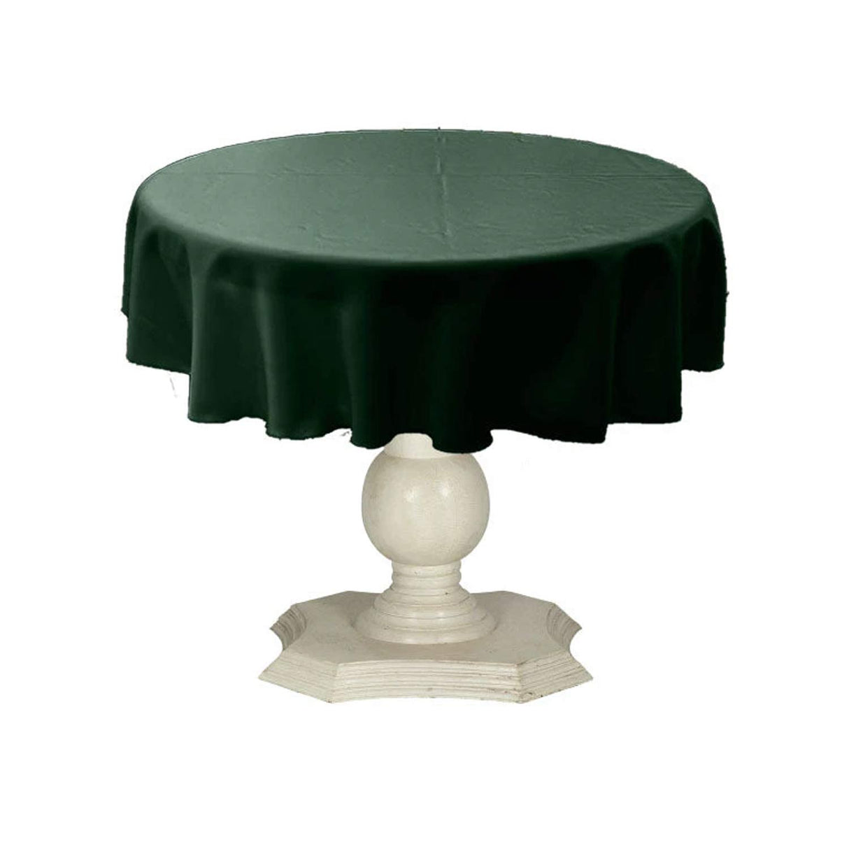 Tablecloth Dull Bridal Satin Fabric - Solid Color, 42" Round (1 Piece)