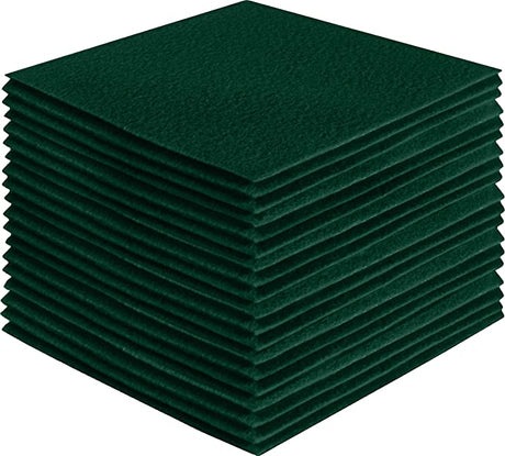 Acrylic Felt Sheets Hunter Green Craft Packs