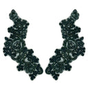 Beaded Floral Lace Applique