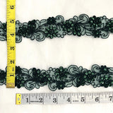 Beaded Corded Lace Trim