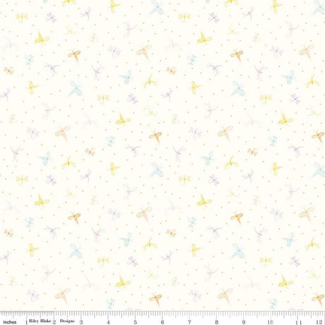 Cotton Dragonflies Fabric 43/44" Hush Hush 5