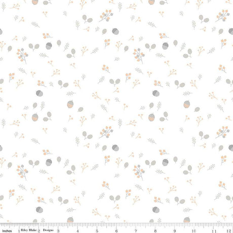 Cotton Print Fabric Hush Hush 5 Foraging Forest Foliage 43/44"