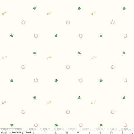 Cotton Lucky Charms Fabric 43/44" Hush Hush 5