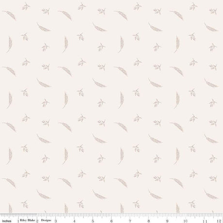 Cotton Print Hush Hush 5 Prairie Grain Fabric 43/44" Tossed Wheat
