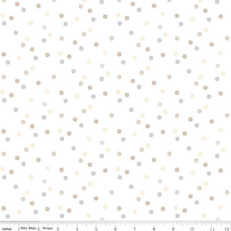 Cotton Quilting Fabric Hush Hush 5 Quilty Stars 43/44"