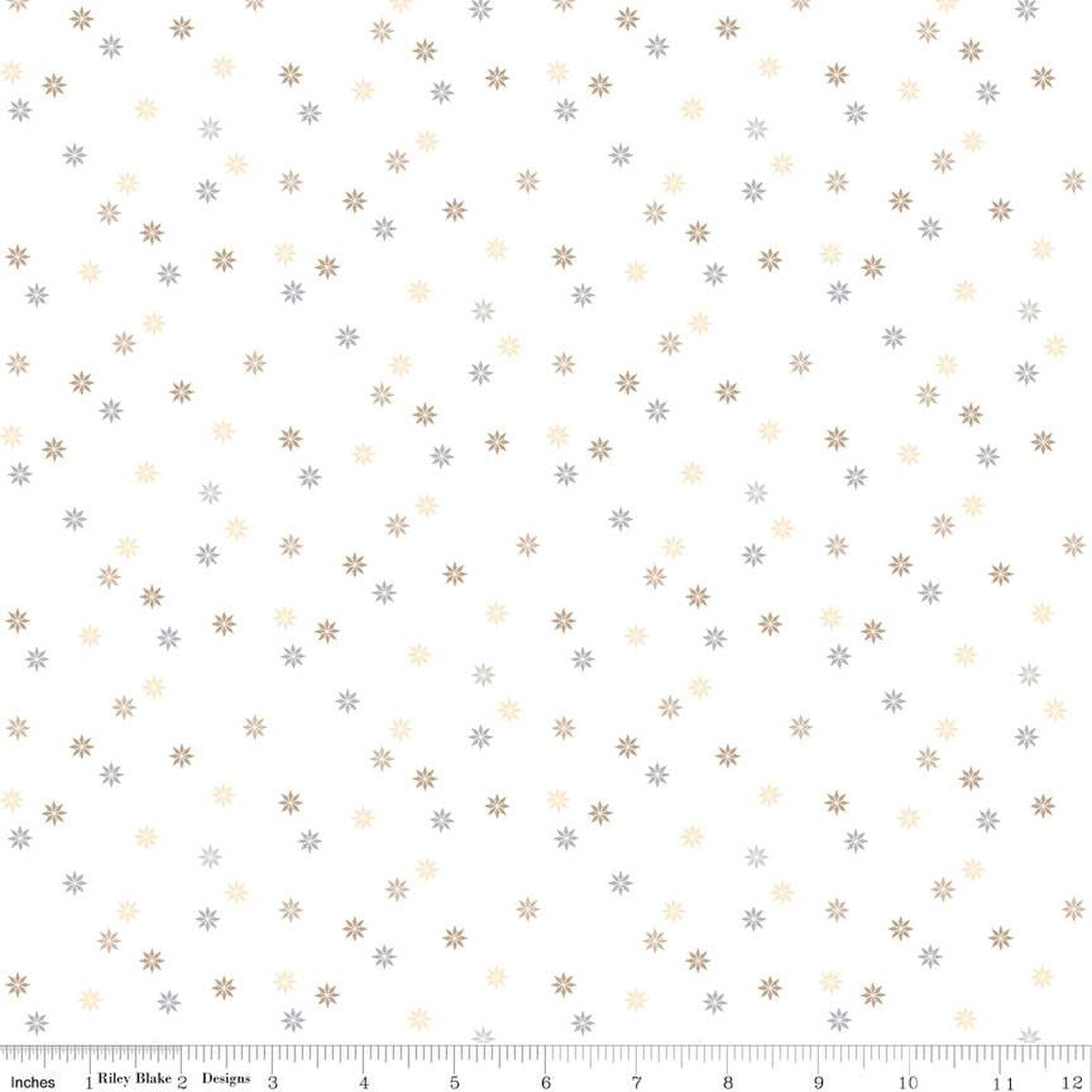 Cotton Quilting Fabric Hush Hush 5 Quilty Stars 43/44"