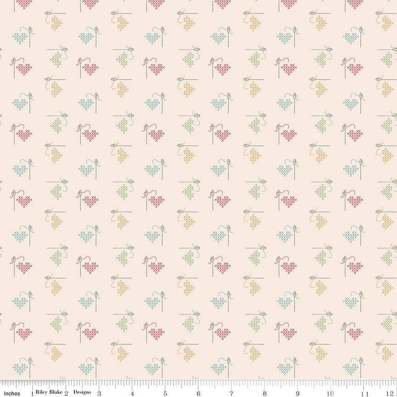 Cotton Print Fabric Hush Hush 5 Stitched with Love