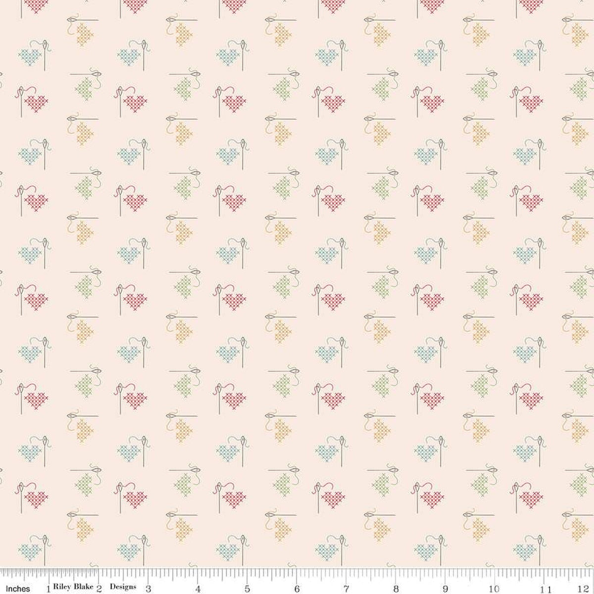 Cotton Print Fabric Hush Hush 5 Stitched with Love