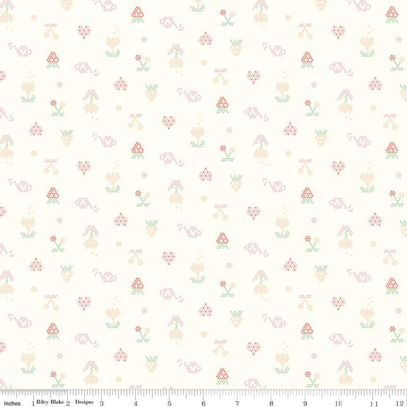 Cotton Print Fabric Hush Hush 5 Summer Love 43/44"