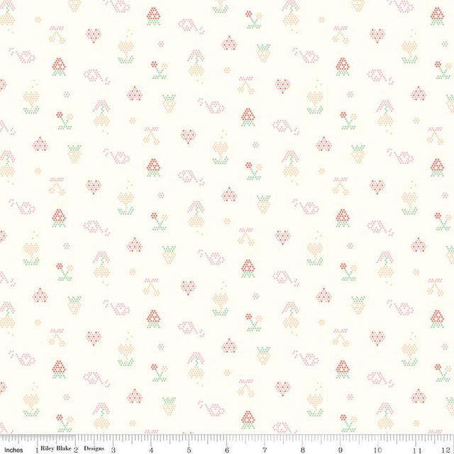 Cotton Print Fabric Hush Hush 5 Summer Love 43/44"