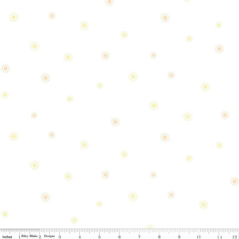 Cotton Print Fabric Hush Hush 5 Sunny Days 43/44