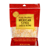 Finely Shredded Mexican Style Cheese Blend Sharp Cheddar Monterey Jack Mix