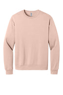 Sudadera unisex de algodón peinado CVC con cuello redondo