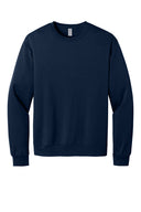Sudadera unisex de algodón peinado CVC con cuello redondo