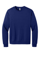 Sudadera unisex de algodón peinado CVC con cuello redondo