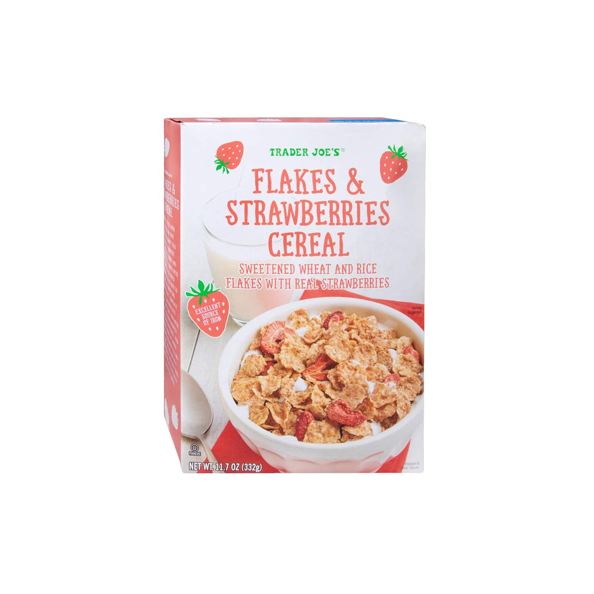 Trader Joe’s Flakes & Strawberries Cereal 11.7 Oz