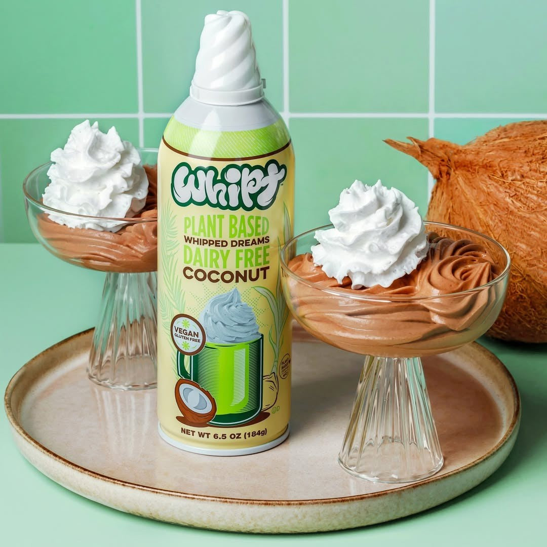 Whipt Plant Based Dairy Free Whipped Coconut - Creamy Coconut Whipped Topping