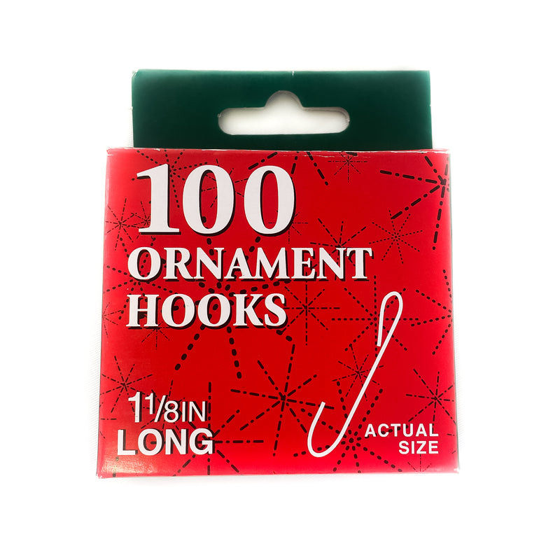 1/18”L Ornament Hooks - Box of 100