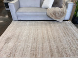 NUDE 29 Polyester Polypropylene Rug - Sandy Beige, Tone-On-Tone High-Low Mocha Soft Finish Detail (3 Sizes)