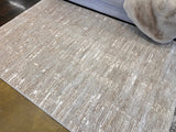NUDE 23 Polyester Fabric - Beige And Mocha Toned Sculpted High-Low Surface, Cotton Backing, Machine Made, Made In Turkey (3 Sizes)