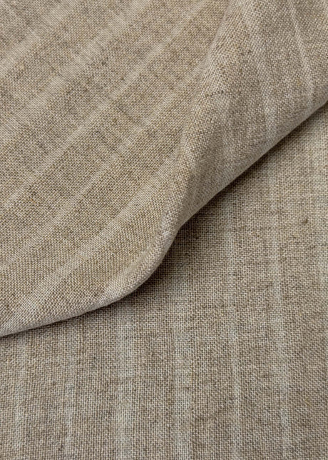 Linen Yarn-Dyed Stripe Fabric