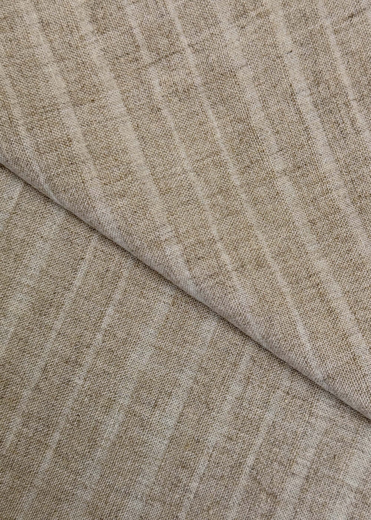 Linen Yarn-Dyed Stripe Fabric