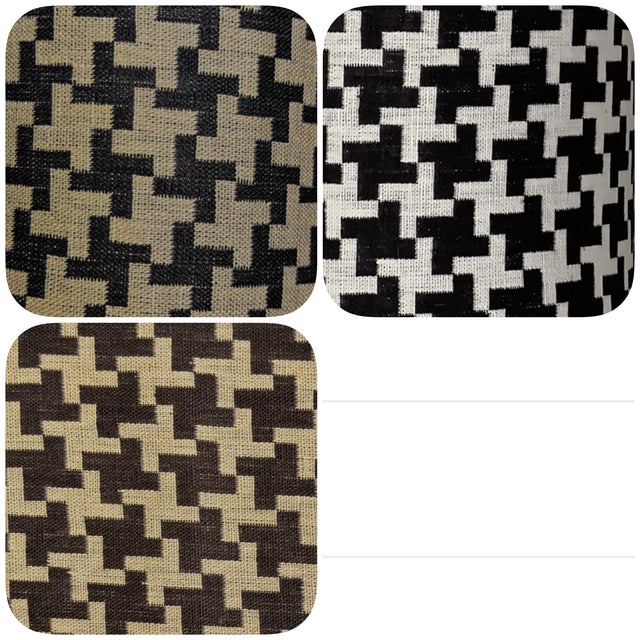 Pure Linen Windmill Interwoven 2-Tone Fabric